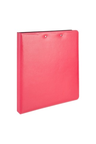 Evrak Sunum Tanıtım Firma Klasörü Sekreterlik A4 150 Yaprak Kapasiteli Ring Binder File Vegan 26,5x32 Cm. Fuşya