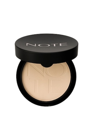 Note Cosmetique Luminous Silk Compact Powder Mat Bitişli Toz Pudra - 01 Beige