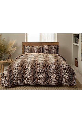 Taç - Leopard Tek Kişilik Yastık Yorgan Seti