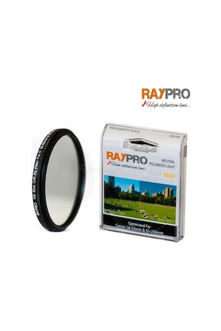 Raypro 58Mm Hd Slim Uv + Polarize Filtre + Ew-60C Parasoley Seti