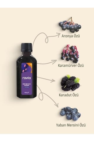 Ravla Mor Meyveli Karışım - 130g