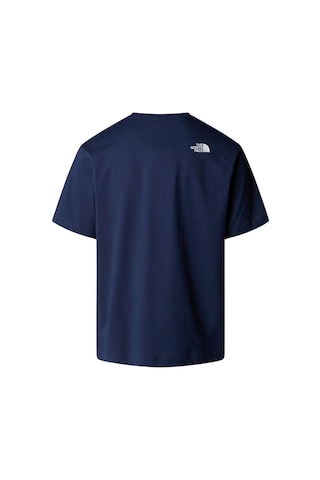 The North Face M Mountaın Logo Relaxed S/s Pocket Tee Erkek Tişört Nf0a8e3m8k21 Lacivert