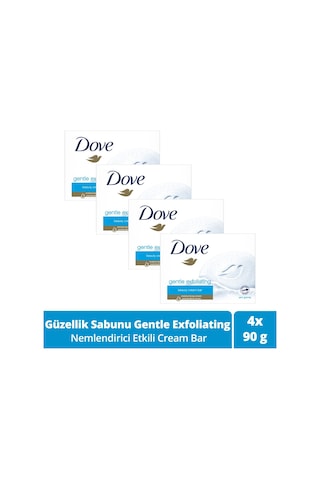 Dove Gentle Exfoliating Beauty Cream Bar Katı Sabun 4 x 90 G