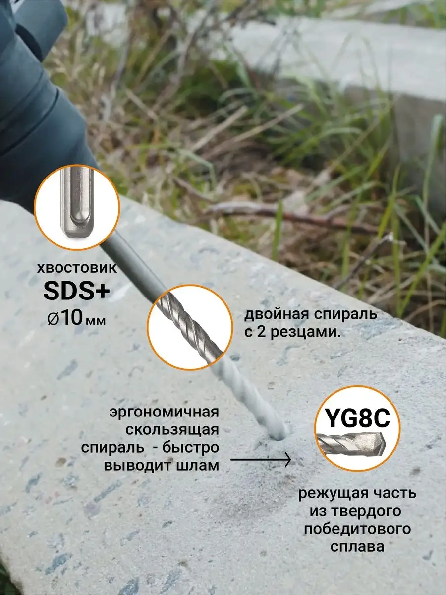 Rage Beton İçin Matkap Ucu 6x160mm Sds Plus 10 Adet 39872136