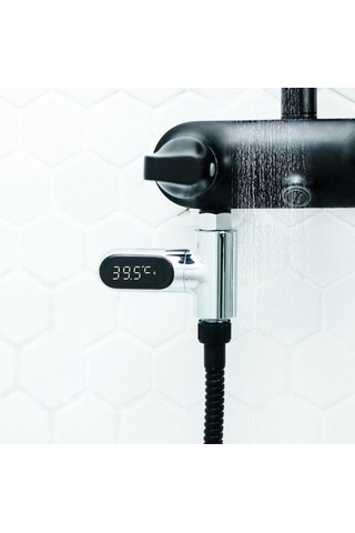 Pazly Termometre Suntek Su Sıcaklığı Ölçer Monitör Duş Dijital Vf