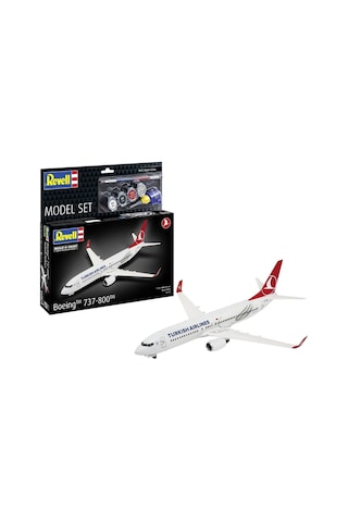 63772 Revell - Turkish Airlines Boeing 737-800 1:144 Maket Kiti