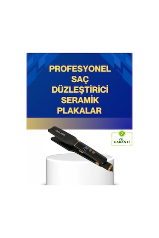 Seramik Plakalı Daling Saç Düzleştirici Kırılma Ve Dolanma Önleyici