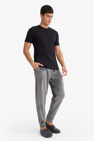 Defacto Regular Fit Cepli Kadife Pijama Altı F4672ax25wnar138 Antrasit