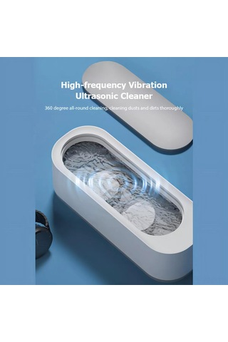 Yuntech01 Ev Çapında Ultrasonik Temizleyici - Gözlük, Mücevher, Tıraş Makinesi İçin Derinlemesine Temizleme