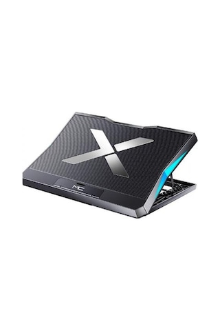 Coofbe Led Işıklı Ultra Sessiz 6 Adet Soğutma Fanlı Laptop Soğutucu Yükseklik Ayarlı Laptop Standı