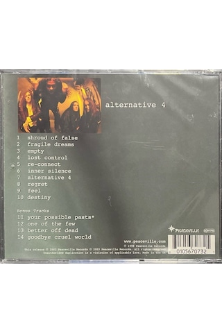 Müzik Cd Sidir Plak Değildir Cd Anathema Alternative 4 Cd