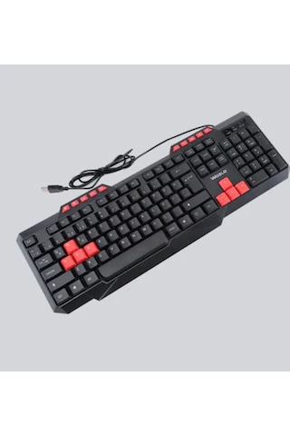 Wozlo WZ-502M Oyuncu Klavyesi Usb Kablolu Multimedya Q Klavye