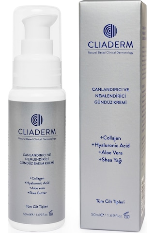 Cliaderm Canlandırıcı ve Nemlendirici Gündüz Bakım Kremi 50 ML