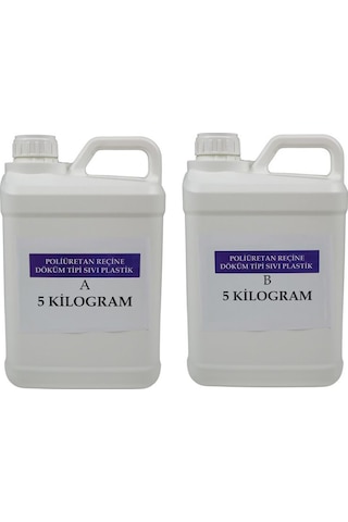 Poliüretan Reçine - Döküm Tipi Sıvı Plastik 5+5 / 10 Kg