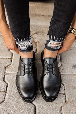 Chekich Ch001 - Fst Classic Lace Erkek Ayakkabı Sıyah Çok Renkli