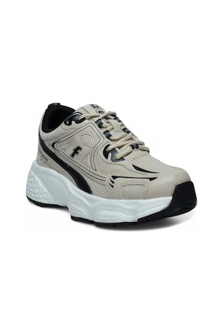 Bluefeet Flt Bej Siyah Fileli Kadın Sneaker Spor Ayakkabı Siyah
