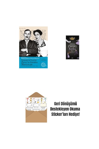 Stefan Ve Lotte Zweig In Amerika Mektupları + Korku + Okuma Sticker'ları