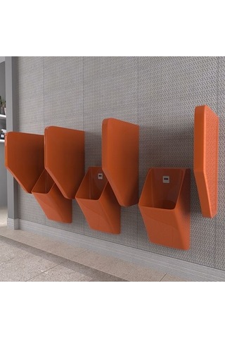 Lucco Loop 45 CM Pisuvar Ara Bölme Turuncu