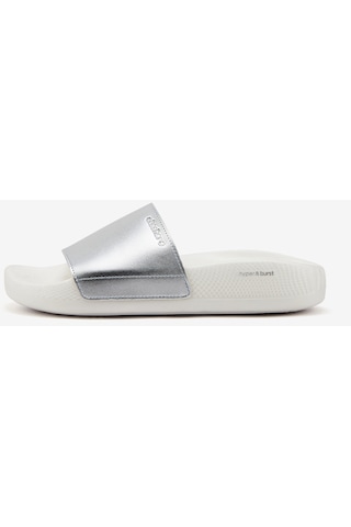 Skechers Hyper Slide - Shine On Kadın Gri Terlik 140431 Sıl Gri