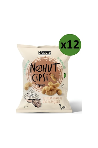 Nohut Cipsi Ekşi Krema Ve Beyaz Soğan Çeşnili 12 Adet X 50 Gr