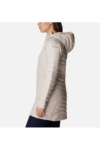 Helly Hansen Columbia Powder Lite Mid Jacket Kadın Mont Ekru