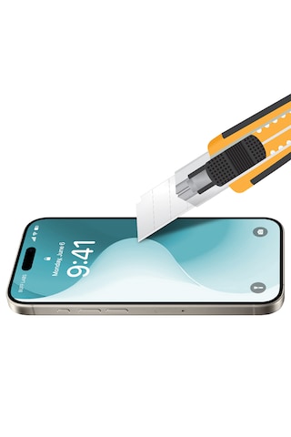 Buff Apple Uyumlu   iPhone 16 5d Easyfit 2 Adet Ekran Koruyucu