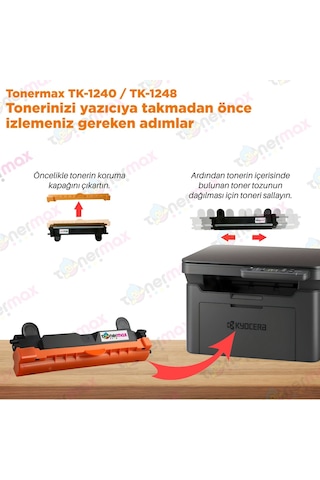 Kyocera Tk-1240 / Tk-1248 Uyumlu Toner Pa2000 / Pa2000w Ma2000 / Ma2000w / Pa2001 / Ma2001