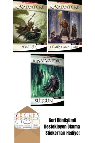 Son Eşik Drizzt Efsanesi 23. Kitap + Gümüş Damarları Drizzt Efsanesi 5. Kitap + Sürgün Drizzt Efsanesi 2. Kitap