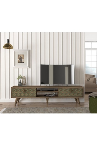Dekorister Exclusive Valente Tv Sehpası Ceviz-Garden