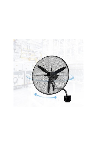 Atak Wfg-65-r Kumandalı Sanayi Duvar Tipi Endüstriyel Vantilatör 65 Cm