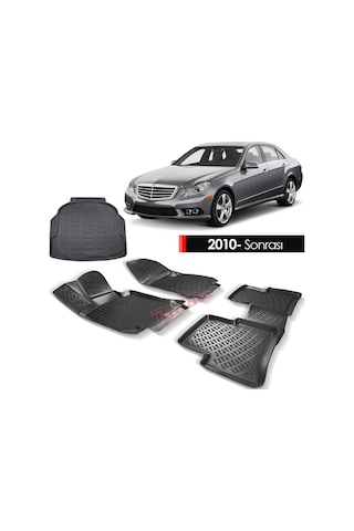 Mercedes E Serisi W212 Paspas Bagaj Havuzu 3D Rizline Setli 2010-