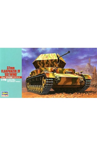 Hasegawa Mt47 31147 1/72 Ölçek, 37mm Flakpanzer Iv, Savaş Uçaksavar Plastik Model Kiti