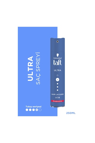 Taft Ultra Güçlü Sprey 2 x 250 ML + Tarak