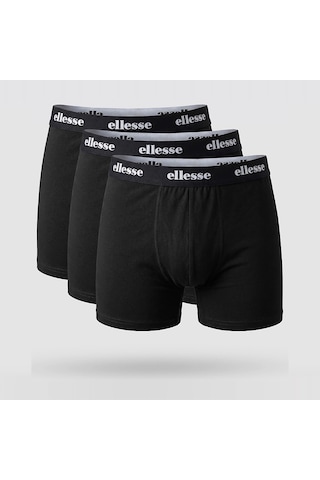 Ellesse 6sm9002-bkbkbk Erkek 3'lü Pamuklu Boxer - Siyah