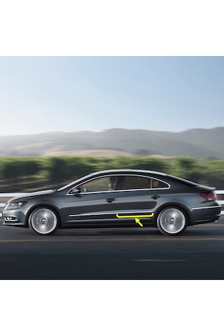 VW Passat CC 2013-2017 Sol Arka Kapı Çıtası Kromaj 3C8853073B