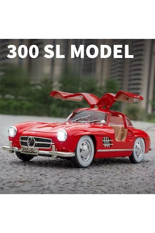 Scowetto Mercedes-benz 300 Sl Bordo 1954 Model Klasik Araba 1/24 Ölçek Mercedes 300sl Bordo