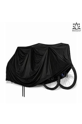 Microcase 2 Bisiklet İçin Su Geçirmez 4 Mevsim Kullanım Bisiklet Brandası 185x110x95 Cm Al5510 Siyah