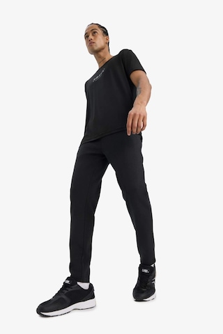 Defacto Slim Fit Sporcu İnce Jogger Eşofman Altı Dar Kesim Fermuarlı Basic Standart Paça S3309az25aubk81 Siyah-bk81