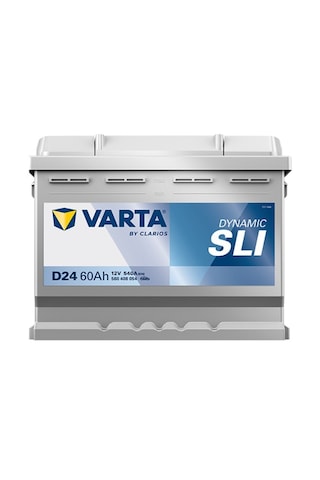 Varta D24 12V 60AH 540A Dynamic Sli Akü (Üretim Yılı: 2026)