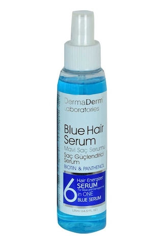 Derma Derm Saç Güçlendirici Mavi Saç Serumu 125 ML