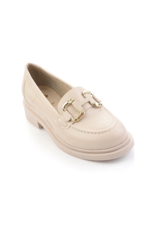Bej Kadın Loafer Ayakkabı K01257068209