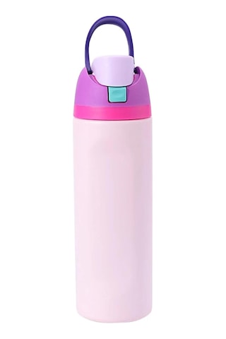 Skycity 24oz Renkli Paslanmaz Çelik Termos Bardak, Sürekli Isı Saklama, Kol Kolu Ve Pipetli, Spor Ve Günlük Kullanım, Anti Kayma Taban Diğer