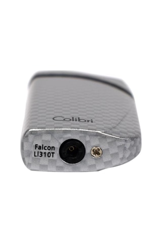 Colibri Falcon Karbon Desenli Gümüş Puro Çakmağı