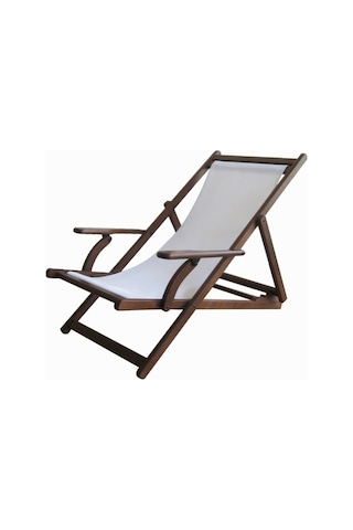 Motoryagmarket Belek Kademeli Ahşap Şezlong Pvc Gerdirme -Dayanıklı Ve Rahat-