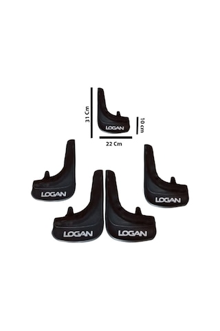 Dacia Logan 2004-2012 Logan Yazılı 4'lü Tozluk Çamurluk Paçalık