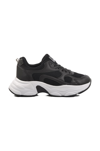 Ayakmod 164 G Siyah-beyaz Tekstil Kadın Sneaker Beyaz