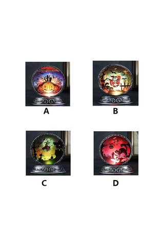 Cadılar Bayramı Dekoratif Aksesuarları Jack O'lantern Gece Lambası Diğer