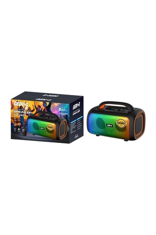Gd-2609 Dijital Led Göstergeli Mikrofonlu Rgb Tws Çift 5 İnç Stereo Bass Kablosuz Karaoke Hoparlör
