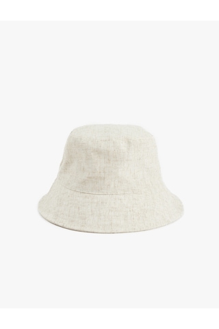 Koton Bucket Şapka Ekru 6sak40003aa