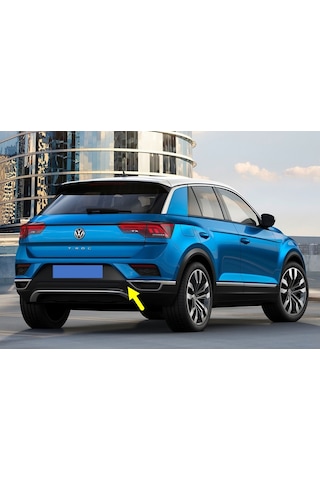 VW T-Roc 2018-2022 Arka Tampon Çeki Çekme Demiri Kapağı 2GA807441